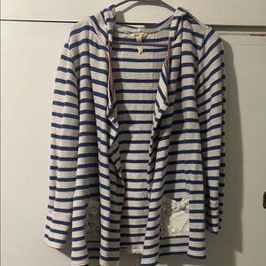 Matilda Jane Blue and White Striped Sweater